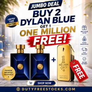 Buy 2 Dylan Blue Get 1 One Million Free Total (300ml)
